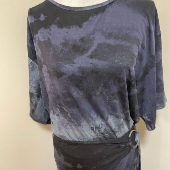 NEW Free People Alyssa Wrap Maxi Dress blue night sky Combo size XS,S, M,L - Picture 11 of 14